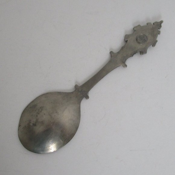 vintage pewter souvenir spoon - Picture 5 of 5